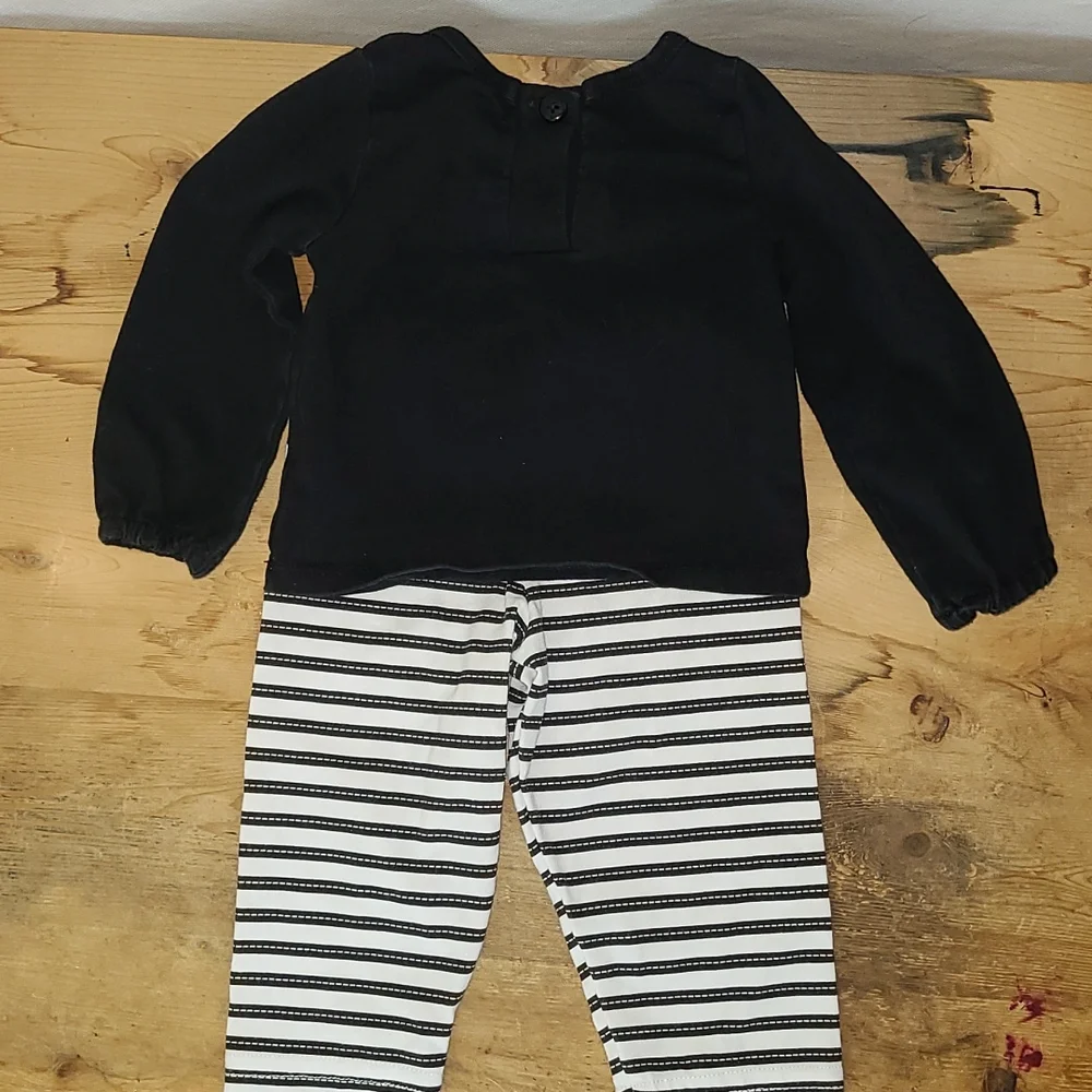 3-6m outfit long sleeve shirt/pants